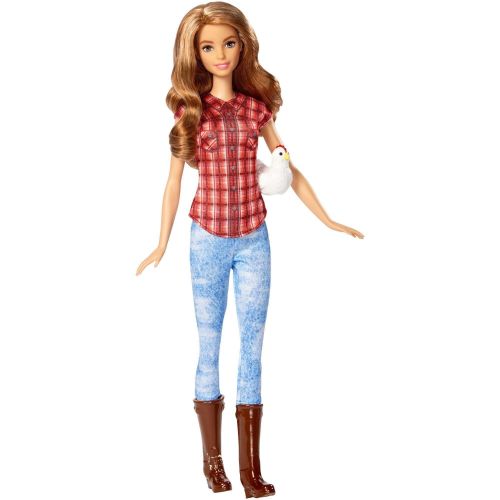 바비 Barbie Careers Farmer Doll with Chicken