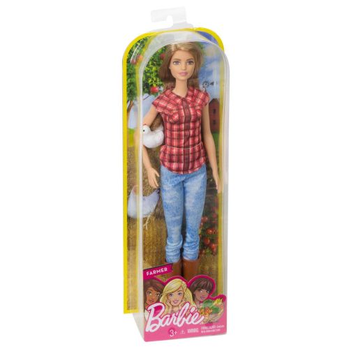 바비 Barbie Careers Farmer Doll with Chicken