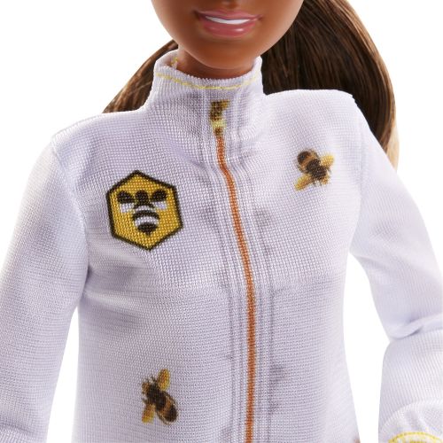 바비 Barbie Beekeeper Playset with Barbie Doll & Beehive Toy