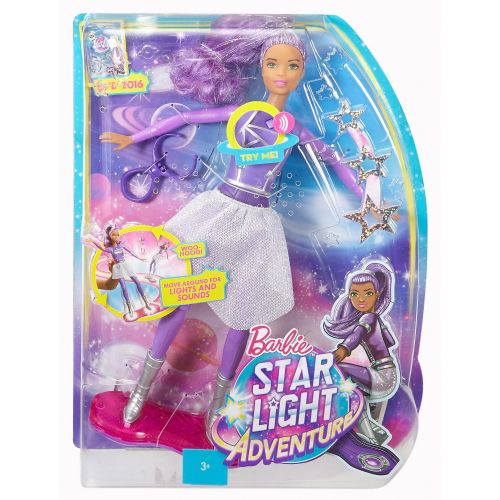 바비 Barbie Star Light Adventure Lights and Sounds Hoverboarder