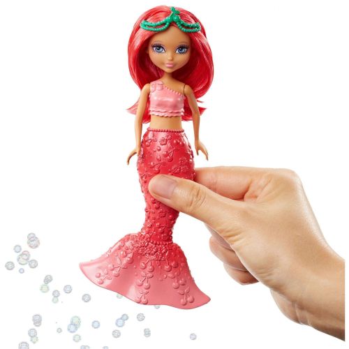 바비 Barbie Dreamtopia Bubbles N Fun Red Mermaid Doll