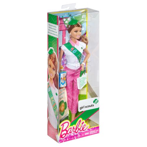 바비 Barbie Loves Girl Scouts, Brunette Doll