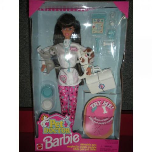 바비 Barbie Pet Doctor Doll Brunette