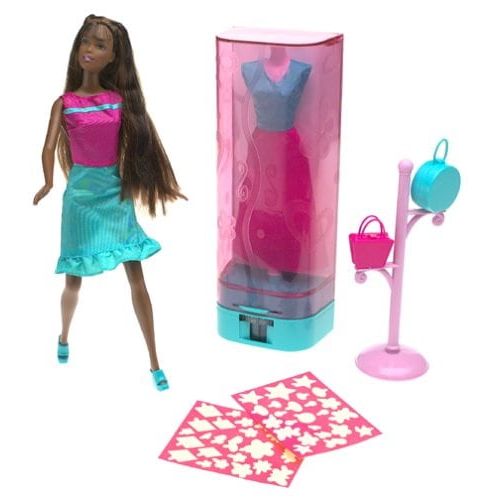 바비 Barbie CHRISTIE BEAD N BEAUTY Doll AA w 2 Outfits & Accessories (2001)