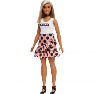 Barbie Fashionistas Doll, Curvy Body Type with Love Tank Top