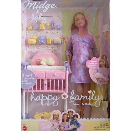 바비 Barbie Happy Family Pregnant Midge & Baby
