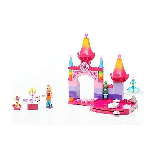 바비 Mega Bloks Barbie Rainbow Princess Castle