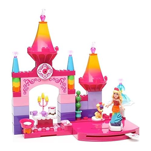 바비 Mega Bloks Barbie Rainbow Princess Castle