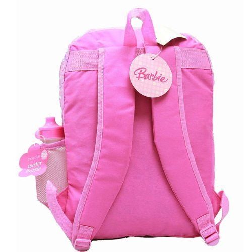 바비 Barbie Cute Pink Large 16 inches School Bag Backpack