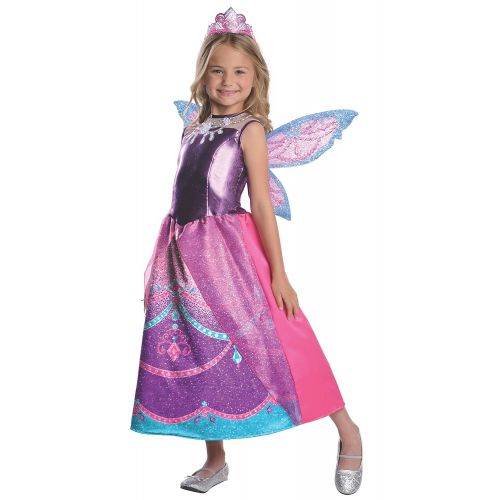 바비 Barbie Fairytopia Mariposa and Her Butterfly Fairy Friends Deluxe Catania Costume, Medium