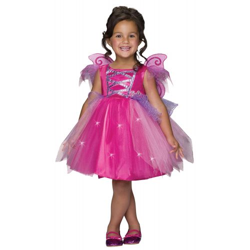 바비 Barbie Light-Up Fairy Dress Costume, Childs Small