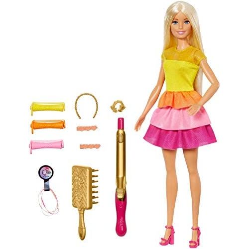 바비 Barbie Ultimate Curls Doll and Playset