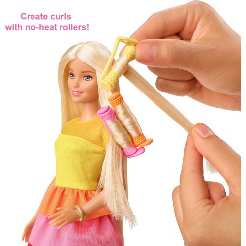 바비 Barbie Ultimate Curls Doll and Playset