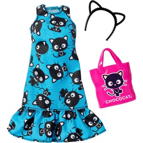 바비 Barbie Fashions Hello Kitty Blue Cat Dress