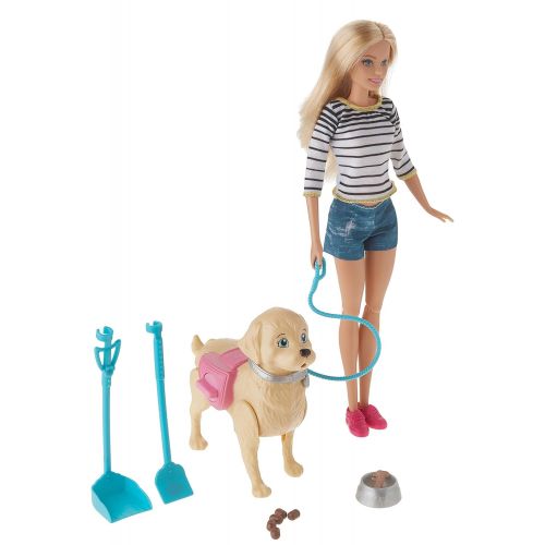 바비 Barbie Walk & Potty Pup, Blonde