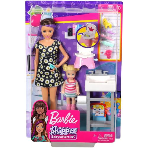 바비 Barbie Skipper Babysitters Inc. Potty Training Playset