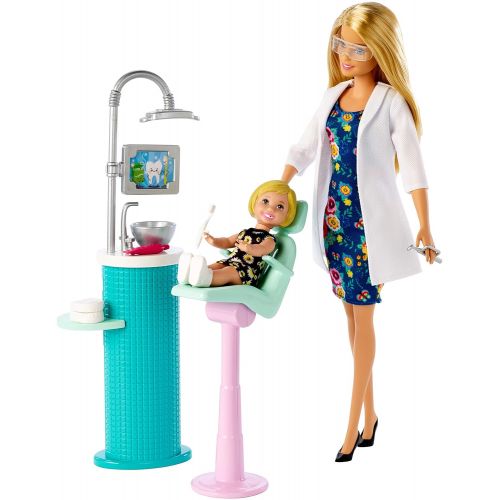 바비 Barbie Dentist Doll & Playset