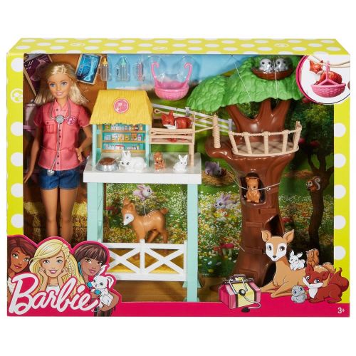 바비 Barbie Animal Rescuer Doll & Playset