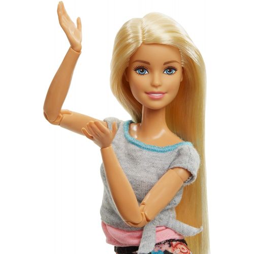 바비 Barbie Made To Move Doll, Blonde