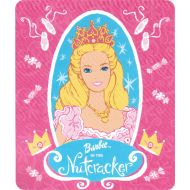 Barbie Nutcracker Royal Plush Raschel Blanket Throw