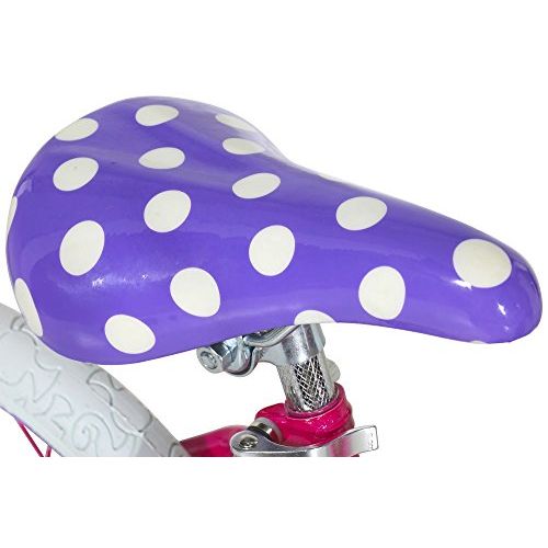 바비 Dynacraft Barbie Girls BMX Street Bike 16, PinkWhitePurple