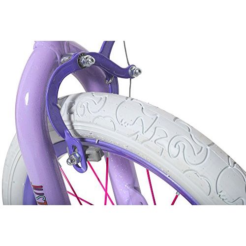 바비 Dynacraft Barbie Girls BMX Street Bike 16, PinkWhitePurple