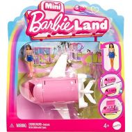 Barbie Mini BarbieLand Doll & Toy Vehicle Set, 1.5-inch Doll & DreamPlane with Working Doors & Color-Change Surprise