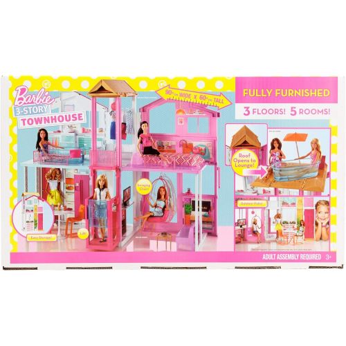 바비 [아마존핫딜][아마존 핫딜] Barbie 3-Story Townhouse
