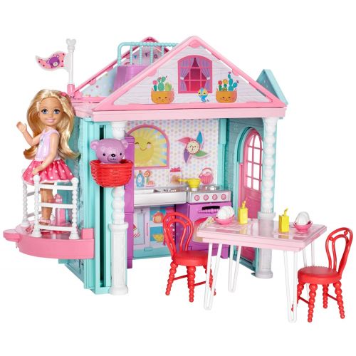 바비 [아마존 핫딜]  [아마존핫딜]Mattel Barbie DWJ50 Club Chelsea Spielhaus