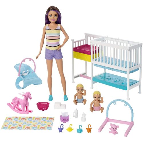 바비 [아마존 핫딜]  [아마존핫딜]Barbie GFL38 - Skipper Babysitters Inc. Kinderzimmer Spielset, Puppen Spielzeug ab 3 Jahren