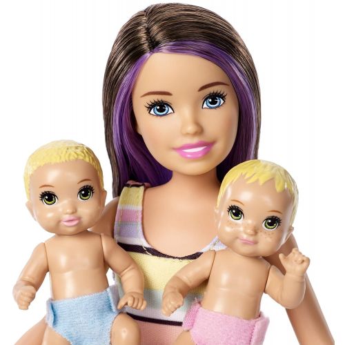 바비 [아마존 핫딜]  [아마존핫딜]Barbie GFL38 - Skipper Babysitters Inc. Kinderzimmer Spielset, Puppen Spielzeug ab 3 Jahren