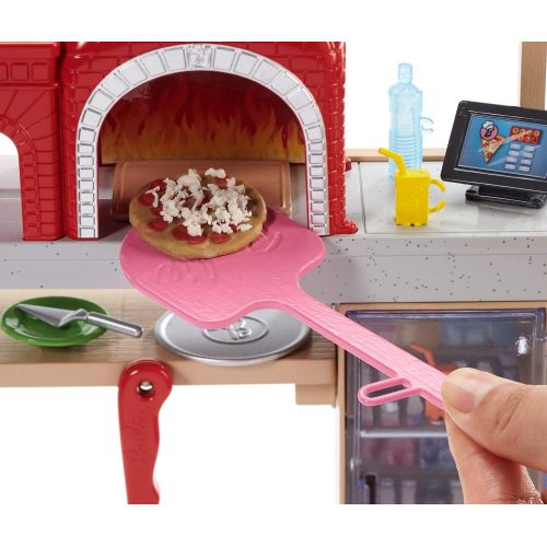 바비 [아마존 핫딜]  [아마존핫딜]Mattel Barbie FHR09 - Barbie Cooking und Baking Pizzabackerin Puppe und Spielset mit Spielknete