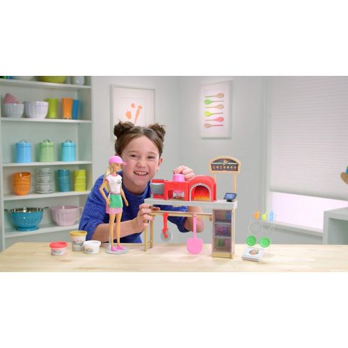 바비 [아마존 핫딜]  [아마존핫딜]Mattel Barbie FHR09 - Barbie Cooking und Baking Pizzabackerin Puppe und Spielset mit Spielknete
