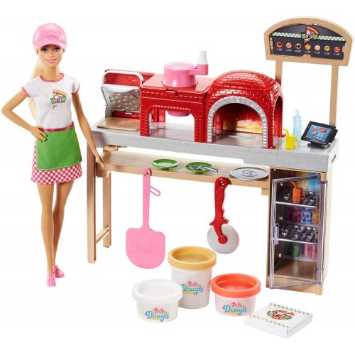 바비 [아마존 핫딜]  [아마존핫딜]Mattel Barbie FHR09 - Barbie Cooking und Baking Pizzabackerin Puppe und Spielset mit Spielknete