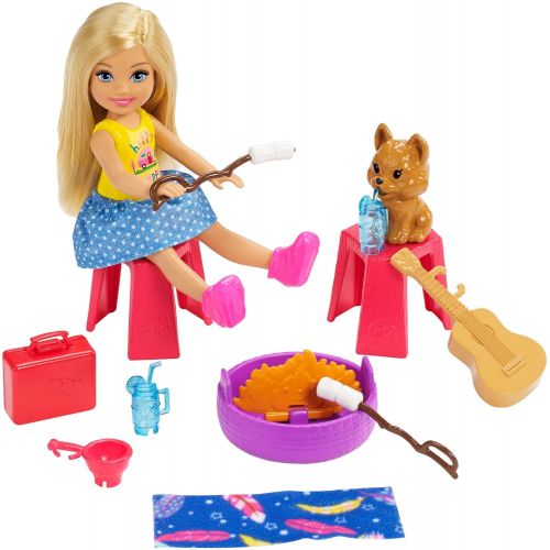 바비 [아마존 핫딜]  [아마존핫딜]Barbie FXG90 - Chelsea Camper und Puppe Spielset, Puppen Spielzeug ab 3 Jahren