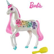 [아마존 핫딜]  [아마존핫딜]Barbie GFH60 - Dreamtopia Regenbogen Einhorn mit magischer Buerste fuer Musik und Lichter, ab 3 Jahren