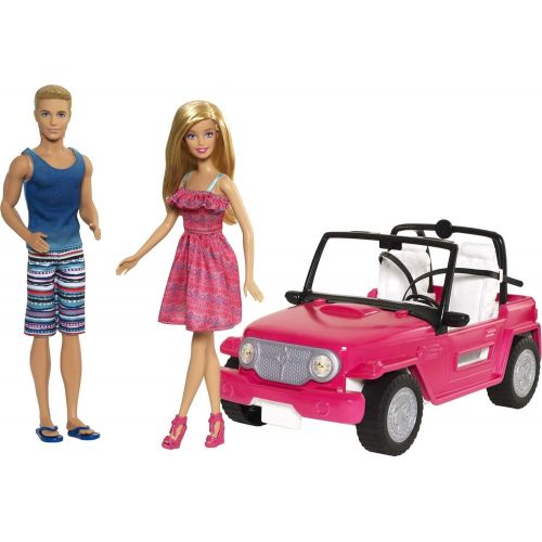 바비 Barbie Beach Cruiser Barbie Doll and Ken Doll [Amazon Exclusive]