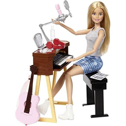 바비 Barbie Musician Doll with Musical Instruments [Amazon Exclusive]