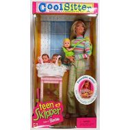 Barbie - Cool Sitter Teen Skipper Doll w 4 Babies Quadruplets! (1998)