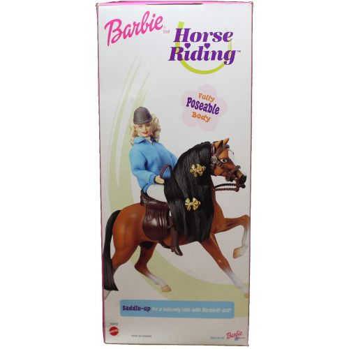 바비 Barbie HORSE RIDING DOLL w Riding Breeches, Helmet & More (2000)