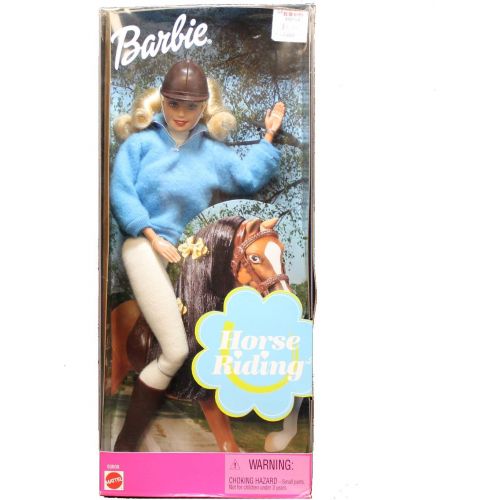 바비 Barbie HORSE RIDING DOLL w Riding Breeches, Helmet & More (2000)