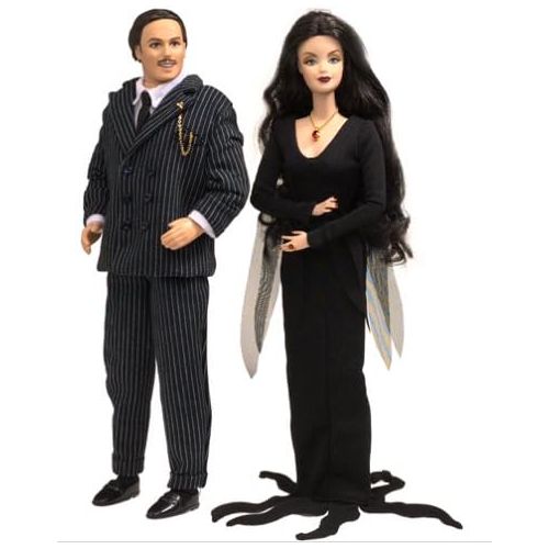 바비 Barbie Collectables The Addams Family Barbie & Ken Set