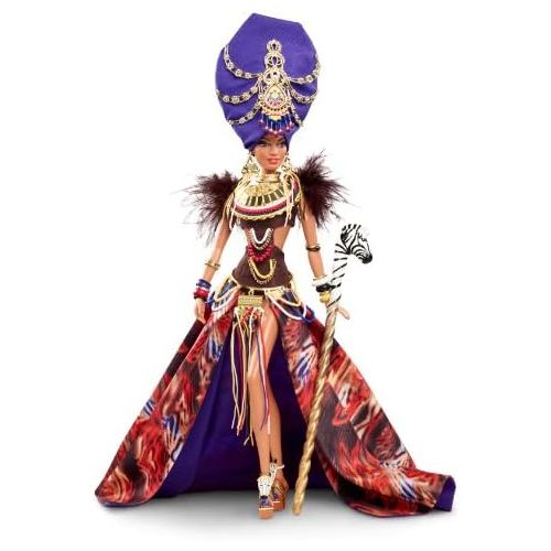 바비 Tribal Beauty Barbie Doll Direct Exclusive Gold Label Global Glamour Collection