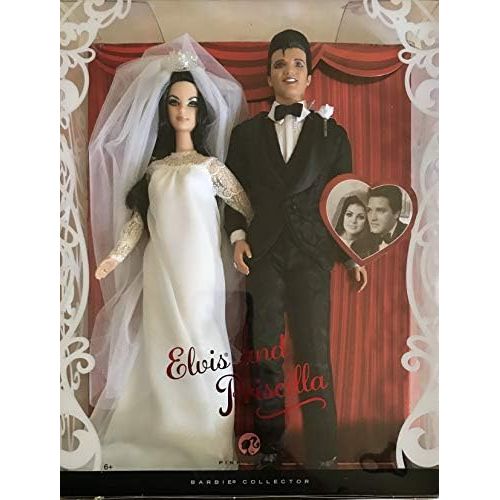 바비 Mattel Elvis and Priscilla Barbie Doll Giftset