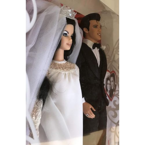 바비 Mattel Elvis and Priscilla Barbie Doll Giftset