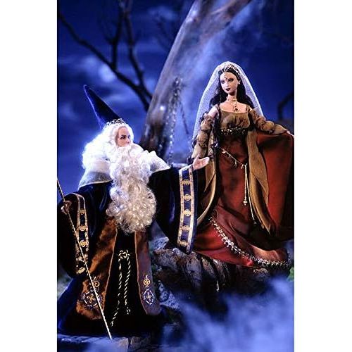 바비 Barbie Magic & Mystery Collection; Merlin and Morgan le Fay Doll Set by Mattel