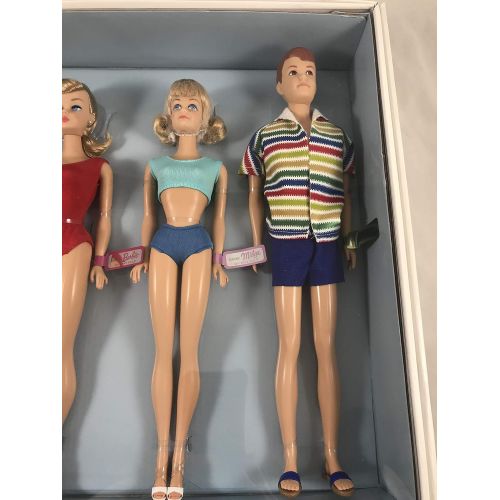바비 Barbie Gold Label Double Date 50th Anniversary Giftset Barbie, Ken, Midge & Allan Fan Club Exclusive