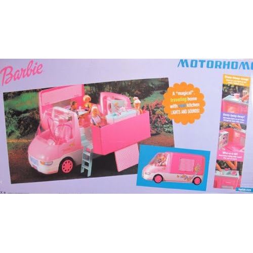 바비 Barbie MOTORHOME Vehicle MAGICAL TRAVELING MOTOR HOME Van w LIGHTS & SOUNDS! (2000)