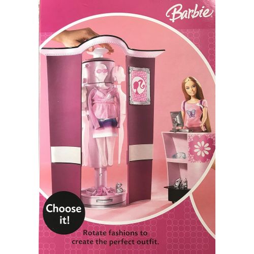 바비 Barbie Fashion Fever Shopping Boutique Shop Playset w Fashions, Counter, Cash Register & More! (2007)