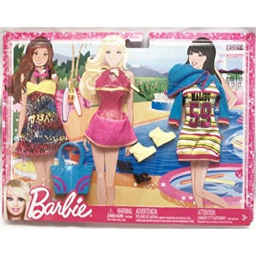 바비 Barbie Fashionistas Fashion Pack - Malibu Beach Time Outfits